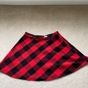 Hollister checkered skirt
